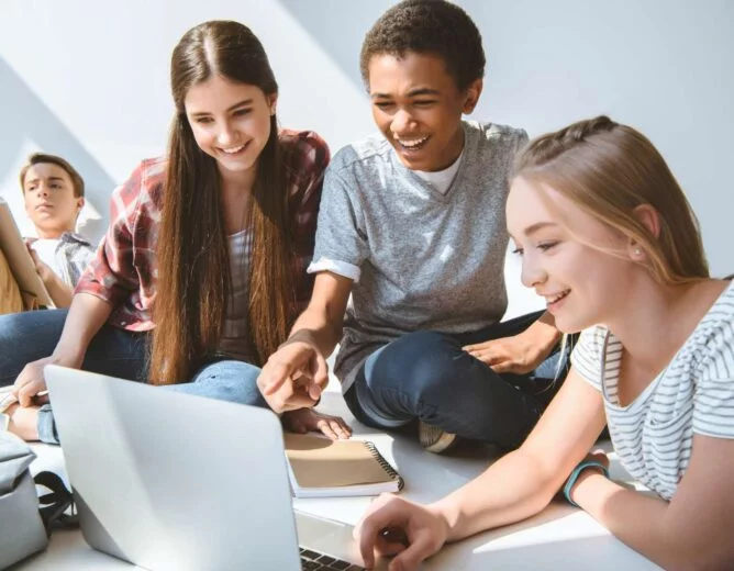 Schulhomepage Beispielbild